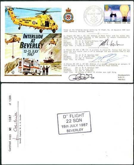 RD11a Interlude at Beverly 12-15 July 1987 Signed by All 3 Crew Members (B)