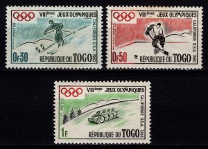 Togo 1960 Autonomous Rep., Olympic Games, Part Set [Mint]