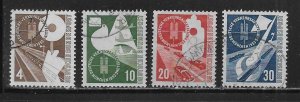 Germany 698-701 Transportation Exhibition Used 2022 Scott c.v. $32.25 (*sch)