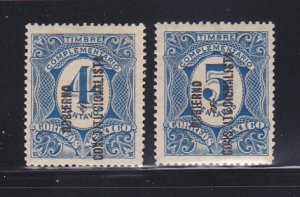 Mexico 436-437 MH Overprint