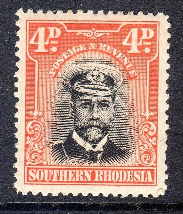 SOUTHERN RHODESIA  -1924-29 - sg 6  -  4d  value -lightly hinged   -  cv £7.00 