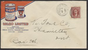 1937 MILQO Vi-Tone Co Advertising Cover Montreal Bonaventure Station