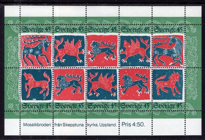 Sweden 1101 Souvenir Sheet MNH VF