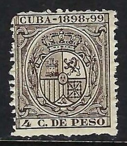 Cuba 1898 UNLISTED MOG O88