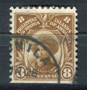 PHILIPPINES; 1909-10 early Famous Personalities issue used 8c. value