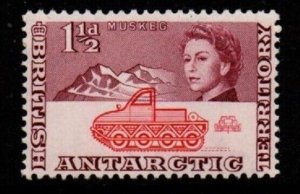 BRITISH ANTARCTIC TERR. SG3 1963 1½  ORANGE-RED AND BROWN-PURPLE DEFINITIVE  MNH