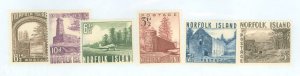 Norfolk Island #13-18 Mint (NH) Single (Complete Set) (Buildings)