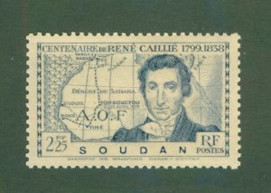 FRENCH SUDAN 115 MH BIN $0.50