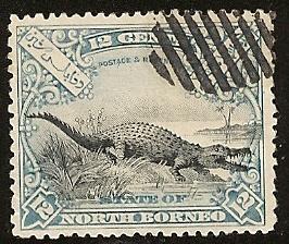 North Borneo  USED  S.C. #  86