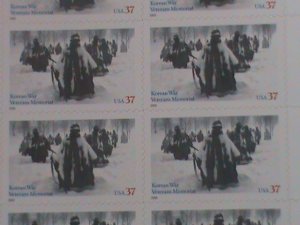 UNITED STATES STAMP:2003-SC#3803 KOREAN WAR VETERANS MEMORIAL MINT  SHEET STAMPS