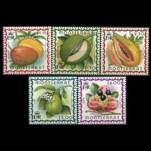 MONTSERRAT 1999 - Scott# 984-8 Fruits Set of 5 NH