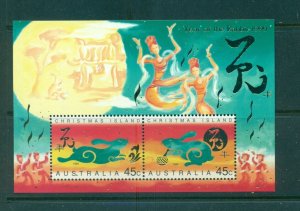 Christmas Island - Sc# 417b. 1999 Year of Rabbit. MNH Souv. Sheet. $3.25.