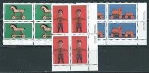 Canada 839-41 Christmas set Plate Blocks MNH