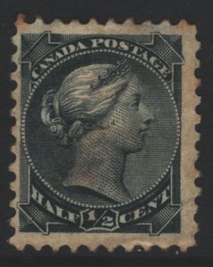 Canada Sc#34 Used - tone spots