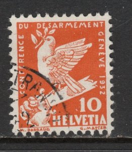 Switzerland  Scott#  211   single used