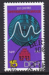 German Democratic Republic  DDR  #1151  MNH 1969  university 15pf