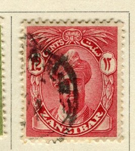 ZANZIBAR; 1927 early Sultan issue fine used 12c. value