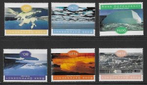 ROSS DEPENDENCY SG54/59 1998 ICE FORMATIONS MNH