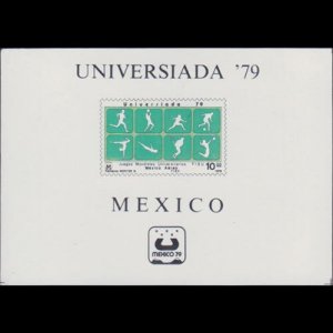 MEXICO 1979 - Scott# C614 S/S Universiada NH