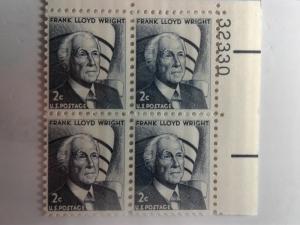 SCOTT # 1280 PLATE BLOCK MINT NEVER HINGED GEM QUALITY