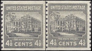 844 Mint,OG,NH... Line Pair... SCV $5.00