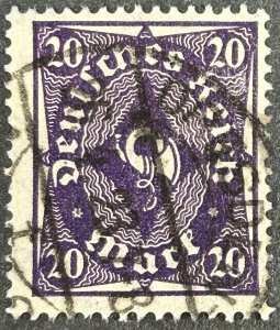 Germany, 1923, SC 191, F, Used