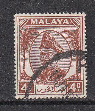 Malaya Selangor 1949 Sc 83 4c Used