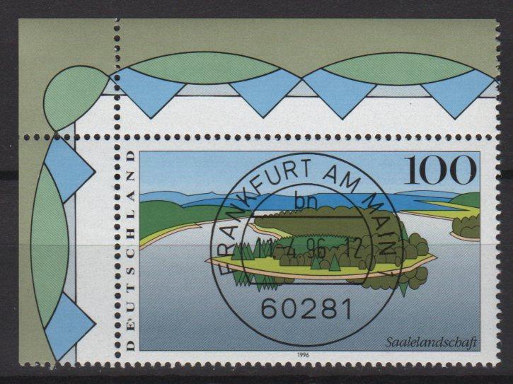 Germany 1993 - Scott 1805 CTO - 100pf, Saale