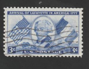 SC# 1010 - (3c) -Lafayette, used single