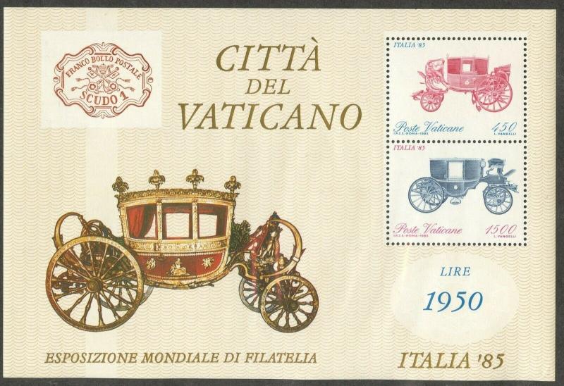 VATICAN Sc#752-767, 767a Six Sets & S/S 1985 Year Complete Mint OG NH