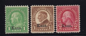 658 - 660 VF original gum mint never hinged nice color cv $ 19 ! see pic !