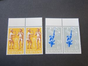 Suriname 1969 Sc B157-8 MNH