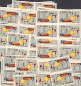 1685 American Chemistry. 100 NH 13 Cent stamps.  Issued in 1976. $13 face 