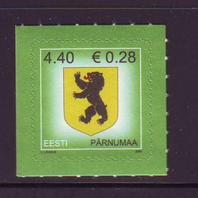 Estonia Sc 536 2006 Arms stamp NH Euro added