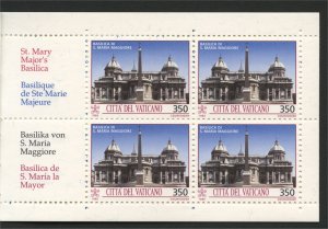 VATICAN CITY, BOOKLET 1993, MONUMENTS