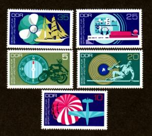 German Democratic Republic DDR # 1388-1392 Mint!