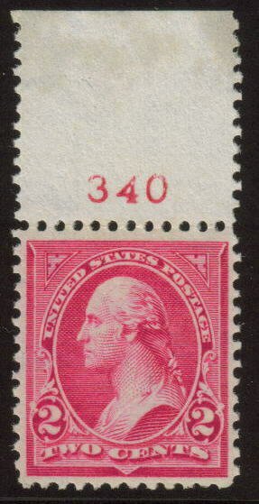 MALACK 267 XF OG NH, with plate number,  Nice and Fresh! g4894