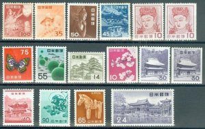 EDW1949SELL : JAPAN Collection of ALL DIFF. VF MNH Better Defins. Scott Cat $176