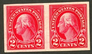 U.S. #577 MINT PAIR OG NH