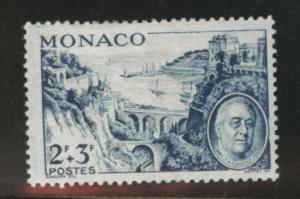 MONACO Scott B93 MH* 1946 semi-postal Roosevelt CV$1.40