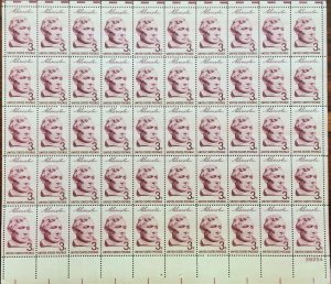 Abraham Lincoln Mint Sheet of Fifty 3 Cent Postage Stamps Scott 1114