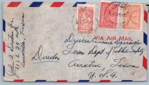 Goldpath: Saudi Arabia cover, 1953, To Austin TX USA, CBHW_07_04