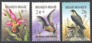 Belgium 1987 Scott #B1060-B1062 Mint Never Hinged