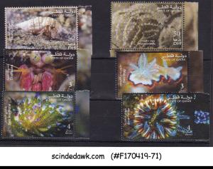 QATAR - 2017 MARINE LIFE - 6V - MINT NH