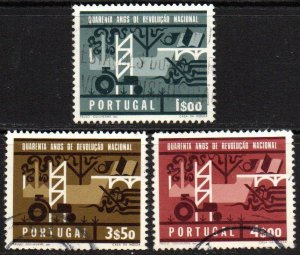 Portugal Sc #971-973 Used