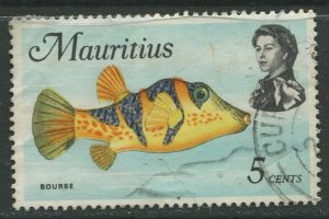 STAMP STATION PERTH Mauritius #342 Sea Life Definitive  Issue FU 1969