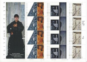 Scott 3379 Louise Nevelson Mint Not Hinged Pane of 20 .33 Cent Stamps