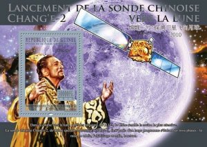 Guinea 2010 MNH - Launch of the Probe Chang'E-2 to the Moon. Mi 7633/BL1841