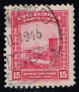 Colombia #C123 Spanish Fortifications; Used (0.25)