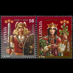 LATVIA 1995 - Scott# 407-8 Europa-Epic Set of 2 NH